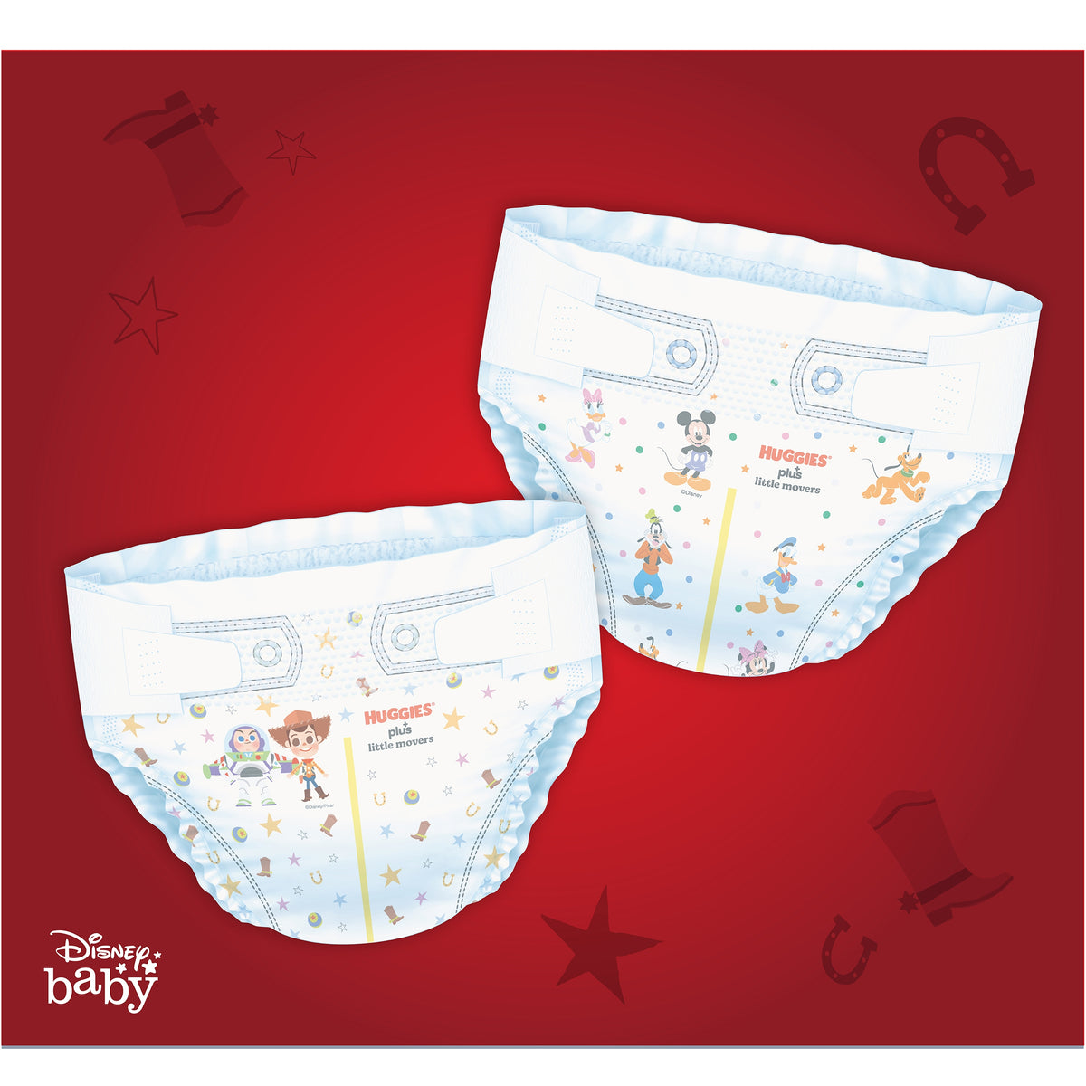 Huggies Plus Little Movers Diapers, Disney Baby, Size 3, 204 ct - product image 3