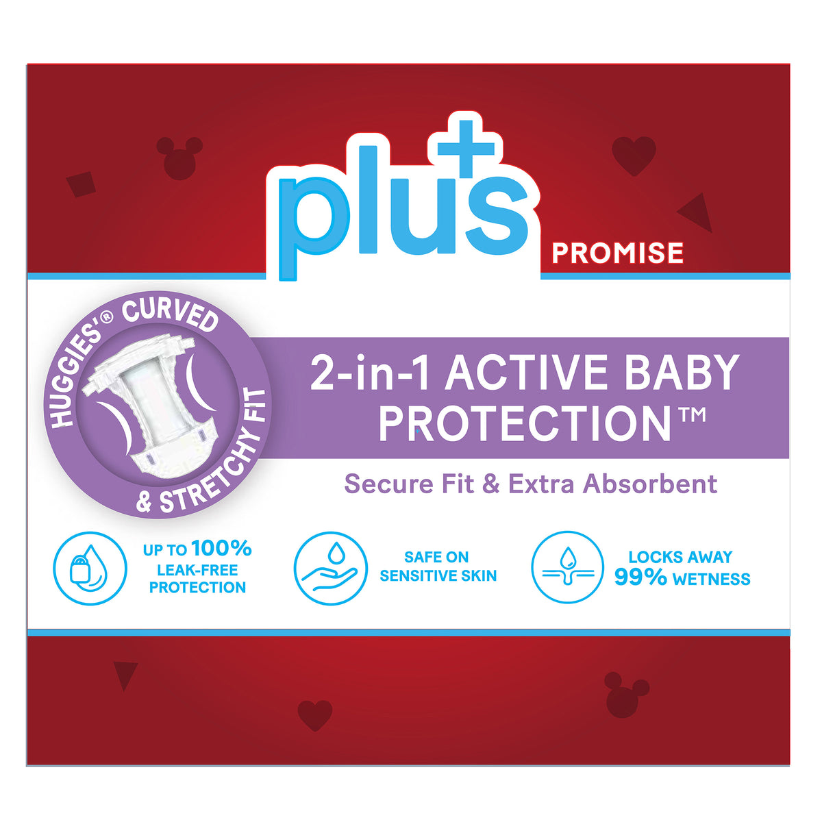 Huggies Plus Little Movers Diapers, Disney Baby, Size 4, 180 ct - product image 12
