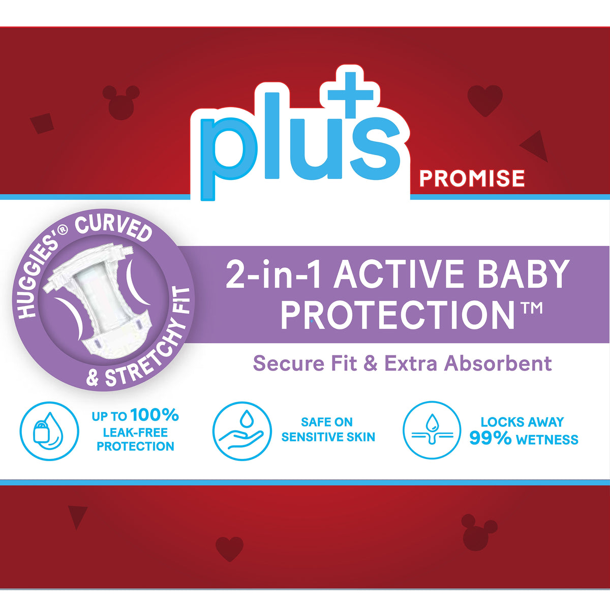 Huggies Plus Little Movers Diapers, Disney Baby, Size 5, 156 ct - product image 2