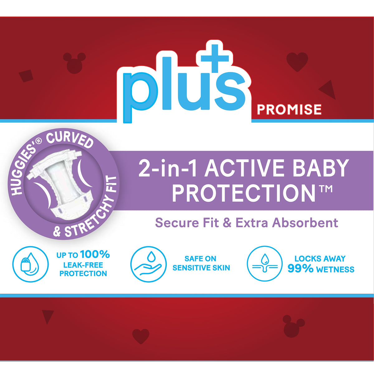 Huggies Plus Little Movers Diapers, Disney Baby, Size 6, 126 ct - product image 2