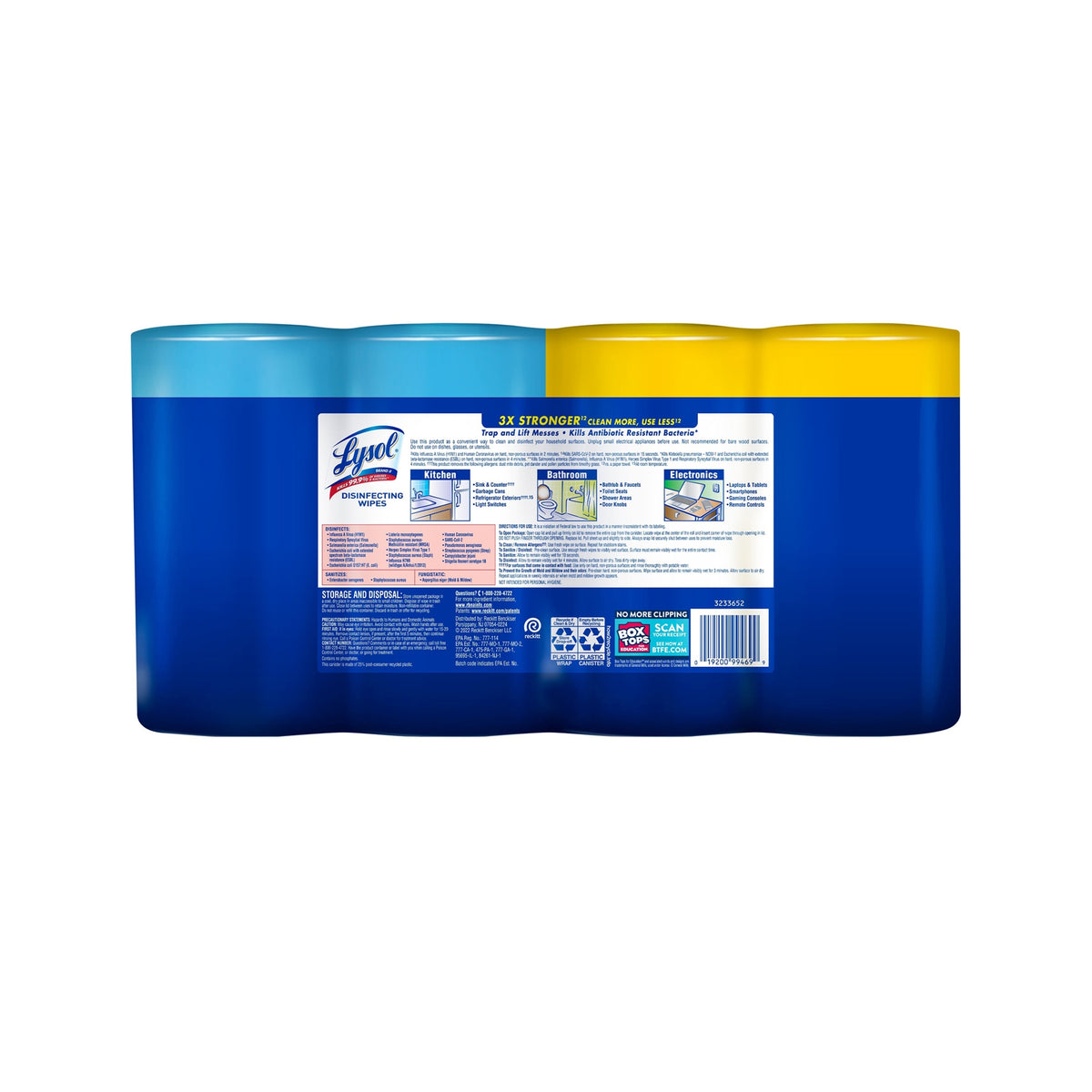 Lysol Disinfecting Wipes, Variety Pack, 380 Wipes - product image 2