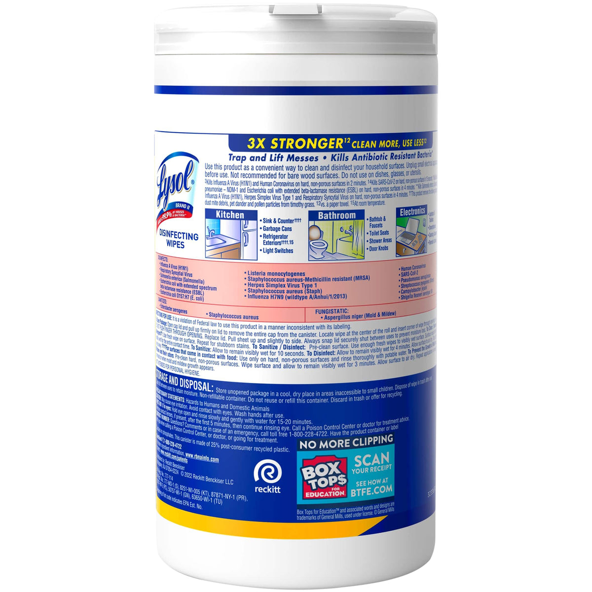Lysol Disinfecting Wipes, Variety Pack, 380 Wipes - product image 4