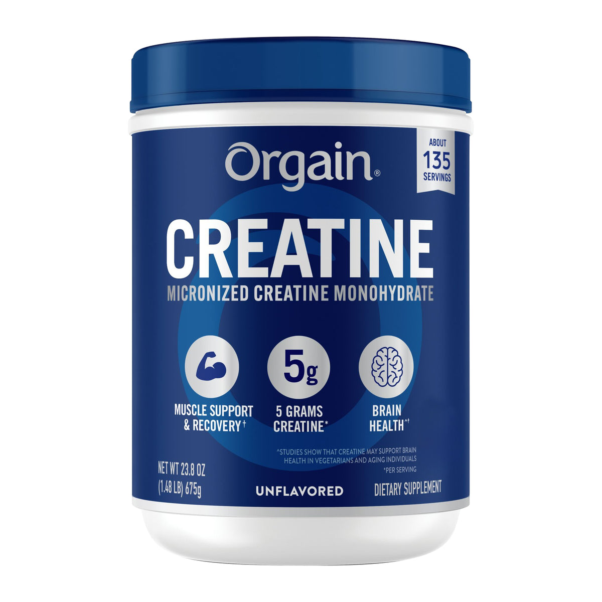 Orgain Creatine, Unflavored, 23.8 oz - product image 1