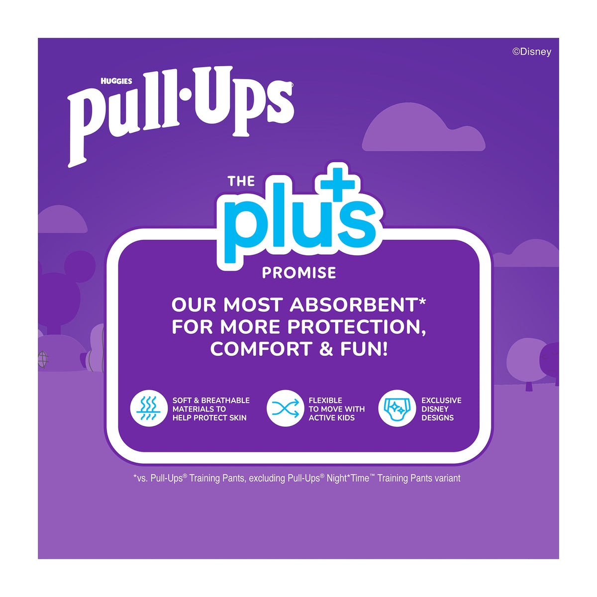 Huggies Pull-Ups Plus Potty Training Pants, Unisex, 3T - 4T, 116 ct - product image 2