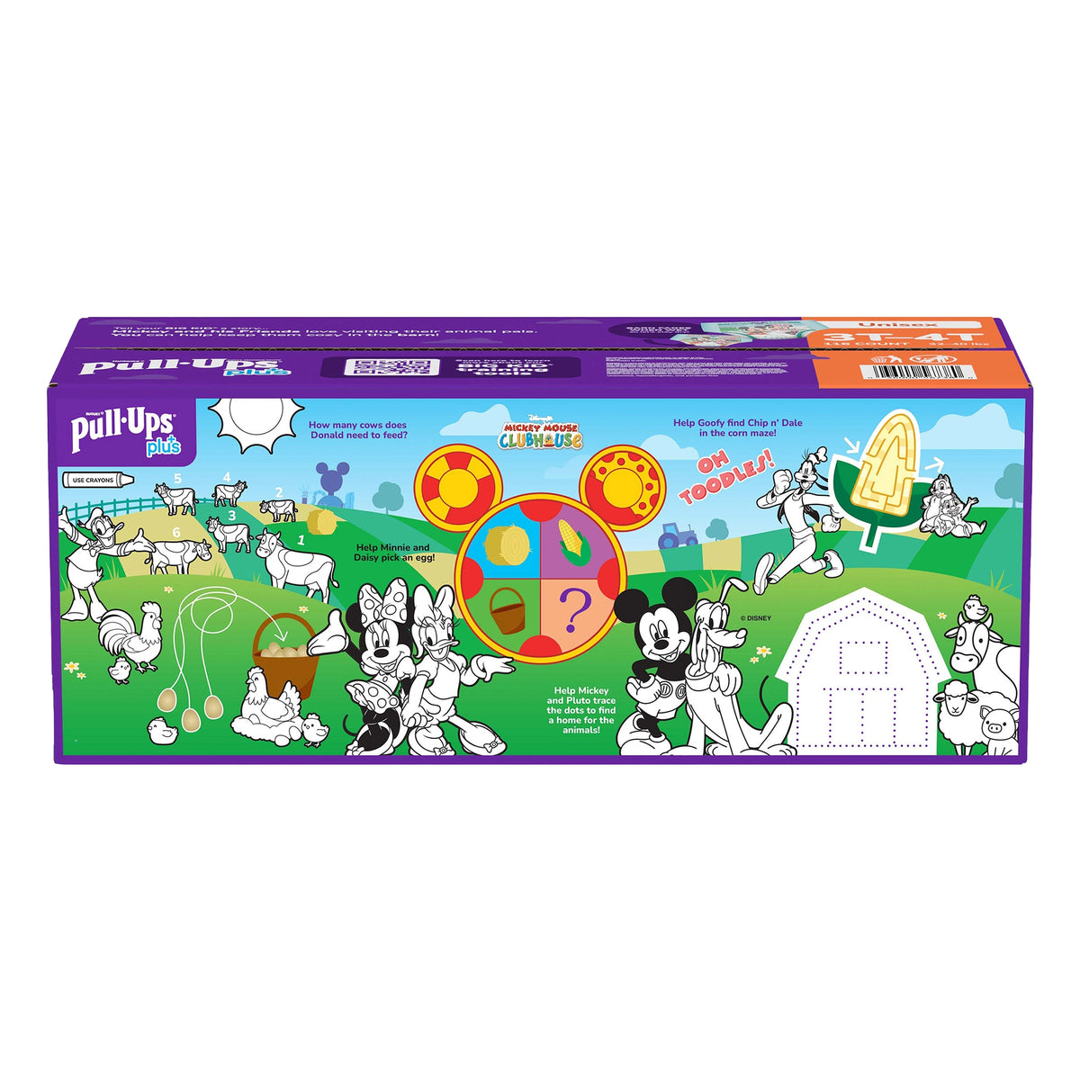 Huggies Pull-Ups Plus Potty Training Pants, Unisex, 3T - 4T, 116 ct - product image 3