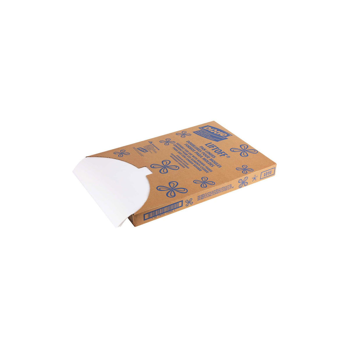 Dixie Lift-Off Pan Liners, 16-3/8"L x 24-3/8"W, White, 1000 ct - product image 2