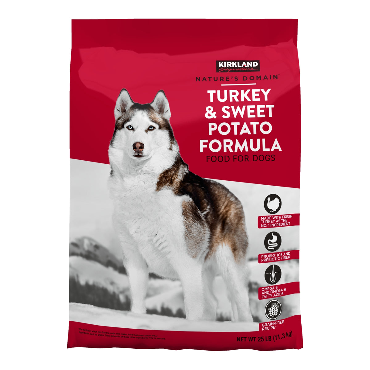 Kirkland Signature Nature's Domain Dog Food, Turkey & Sweet Potato, 25 lbs - product image 1