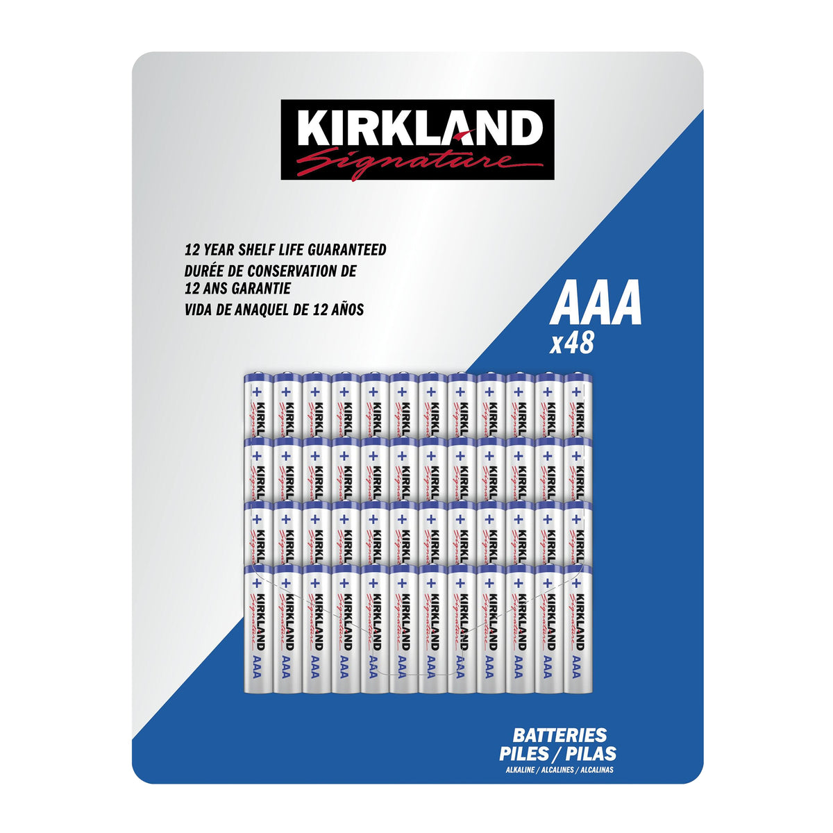 Kirkland Signature Alkaline AAA Batteries, 48 ct - product image 2
