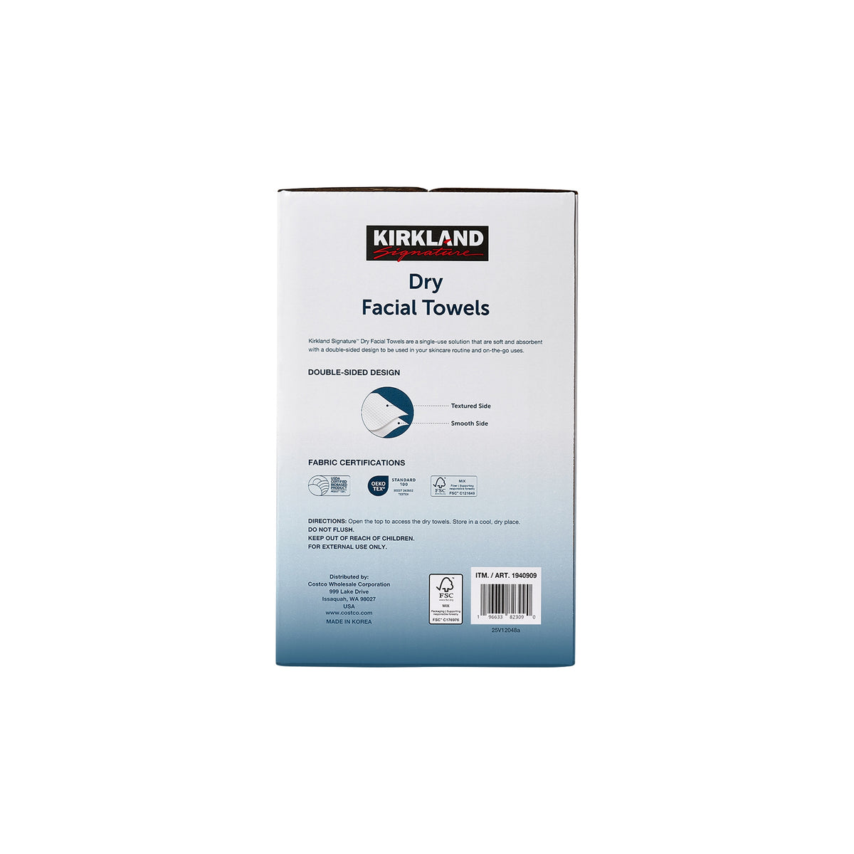 Kirkland Signature Dry Facial Towels, 200 ct - product image 6