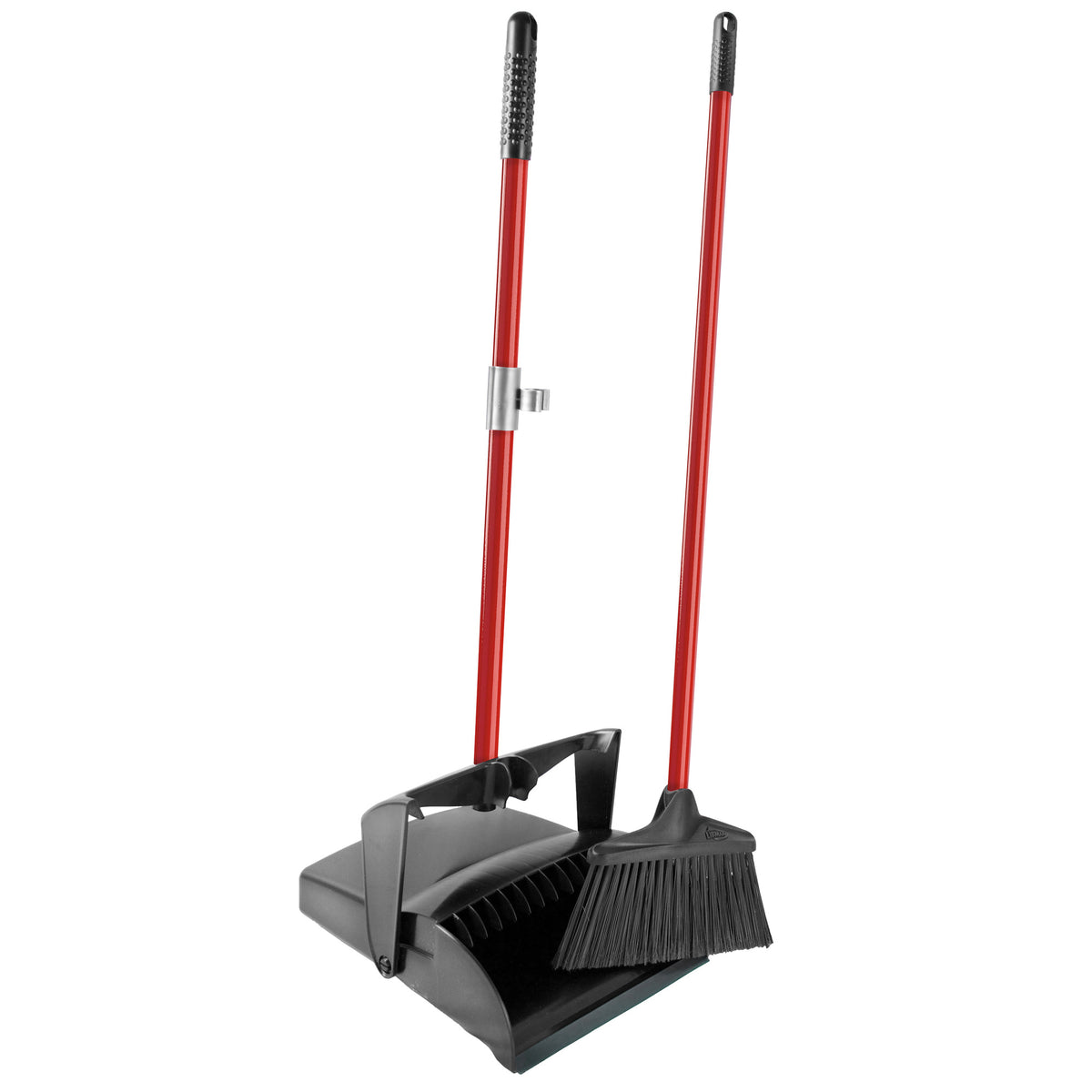 Libman Deluxe Lobby Dustpan and Broom Set, Closed Lid - product image 2