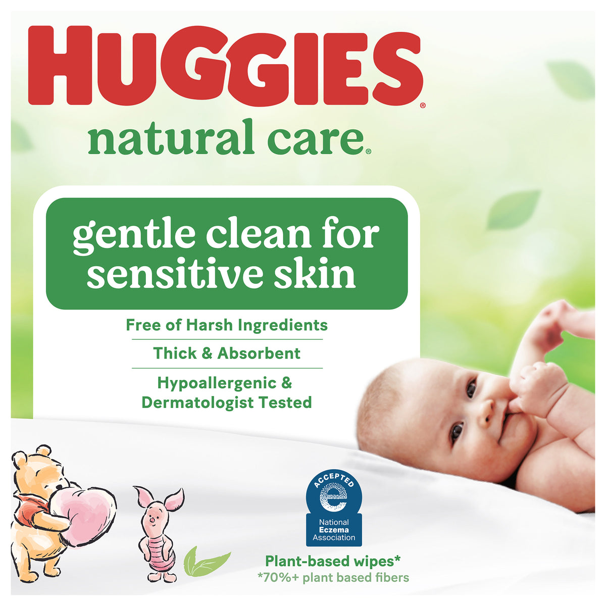 Huggies Natural Care Sensitive Baby Wipes, Unscented, Disney Baby Designs, 1024 Wipes - product image 8