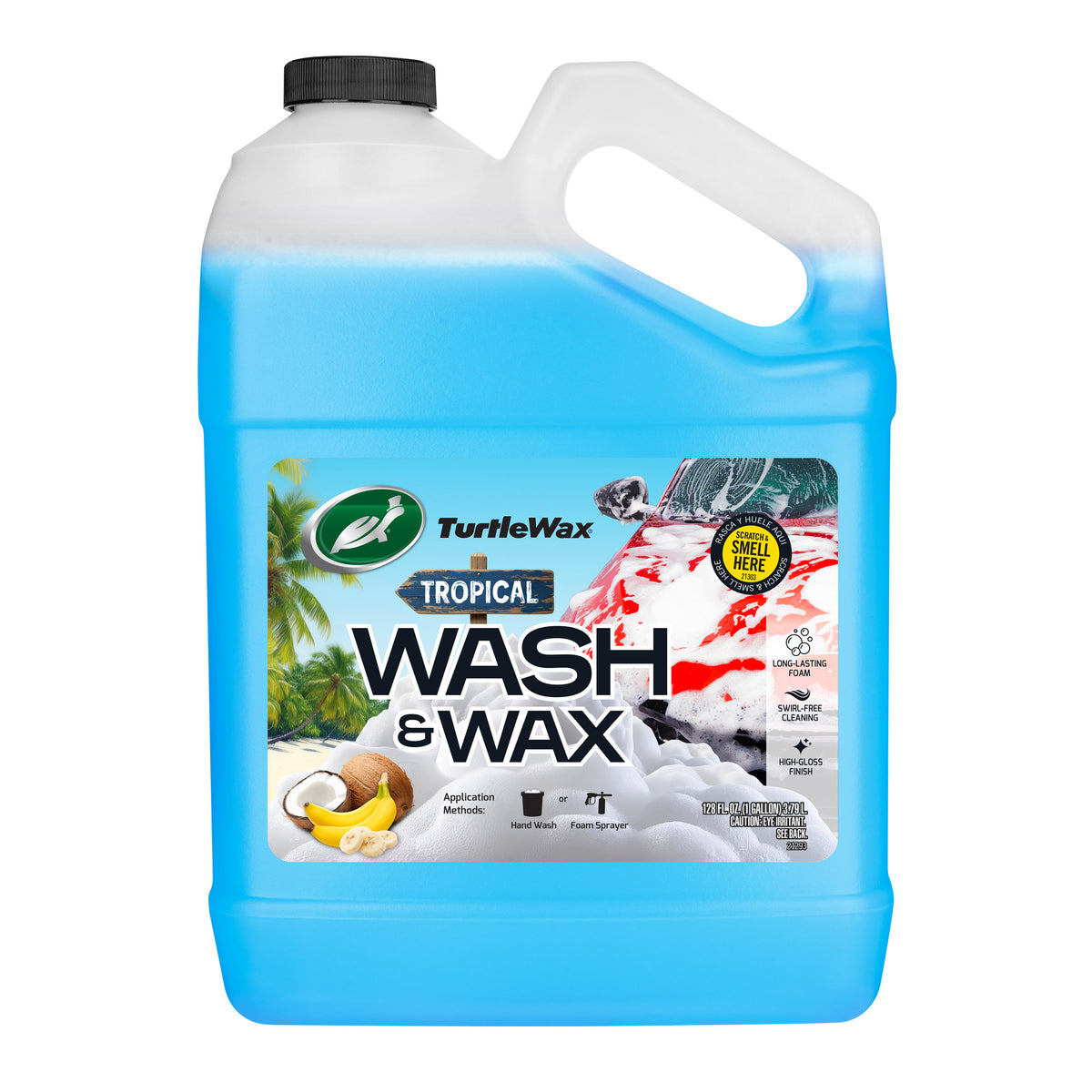 Turtle Wax Car Wash and Wax, Coconut Banana, 128 fl oz - product image 8