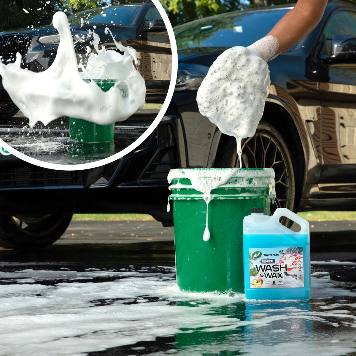 Turtle Wax Car Wash and Wax, Coconut Banana, 128 fl oz - product image 7