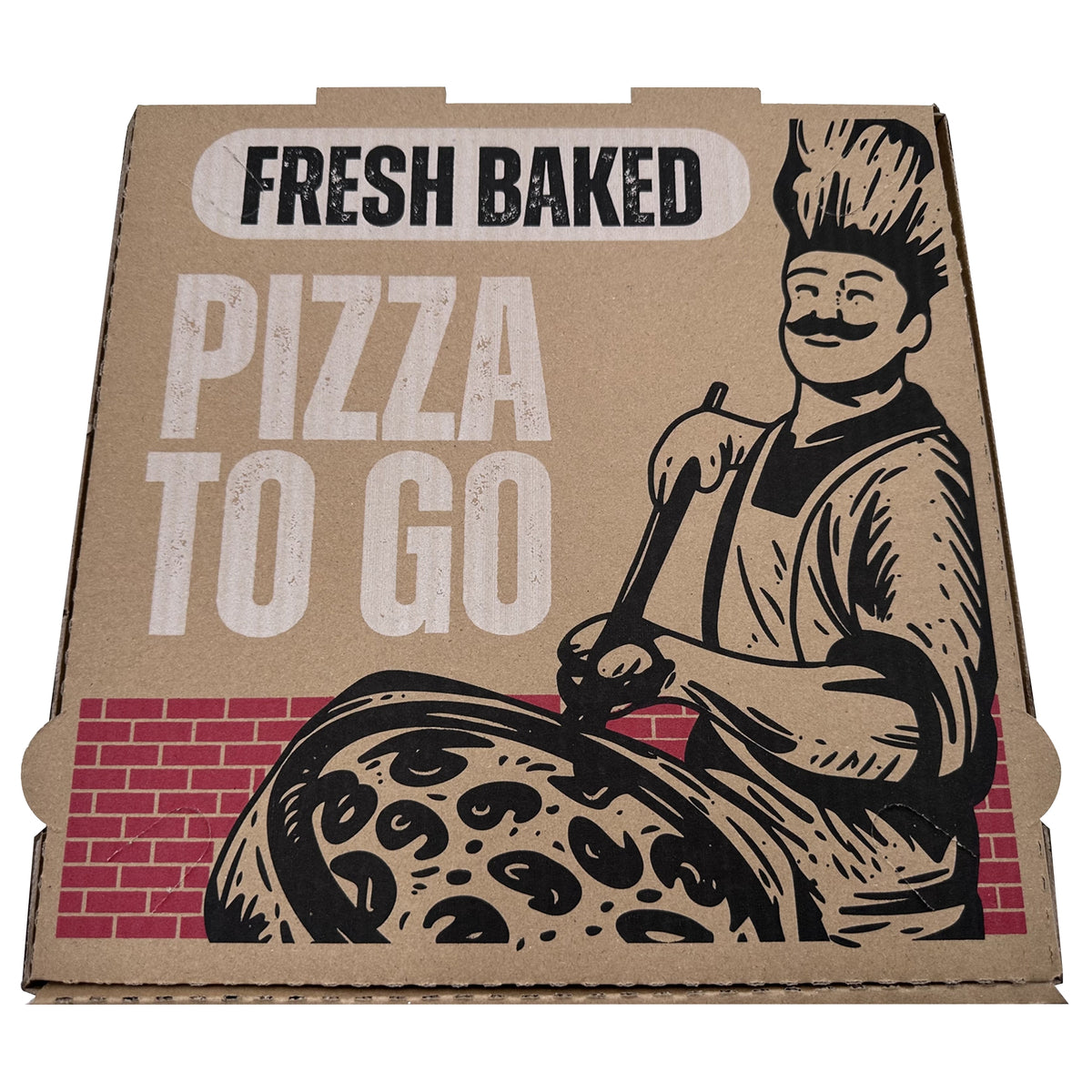 Vital International Solutions Pre-Printed Pizza Box, 12", 50 ct - product image 1