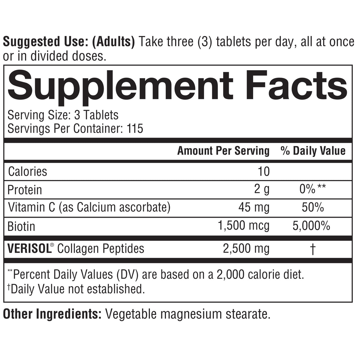 youtheory Concentrated Effect Verisol Collagen, 345 ct - product image 2