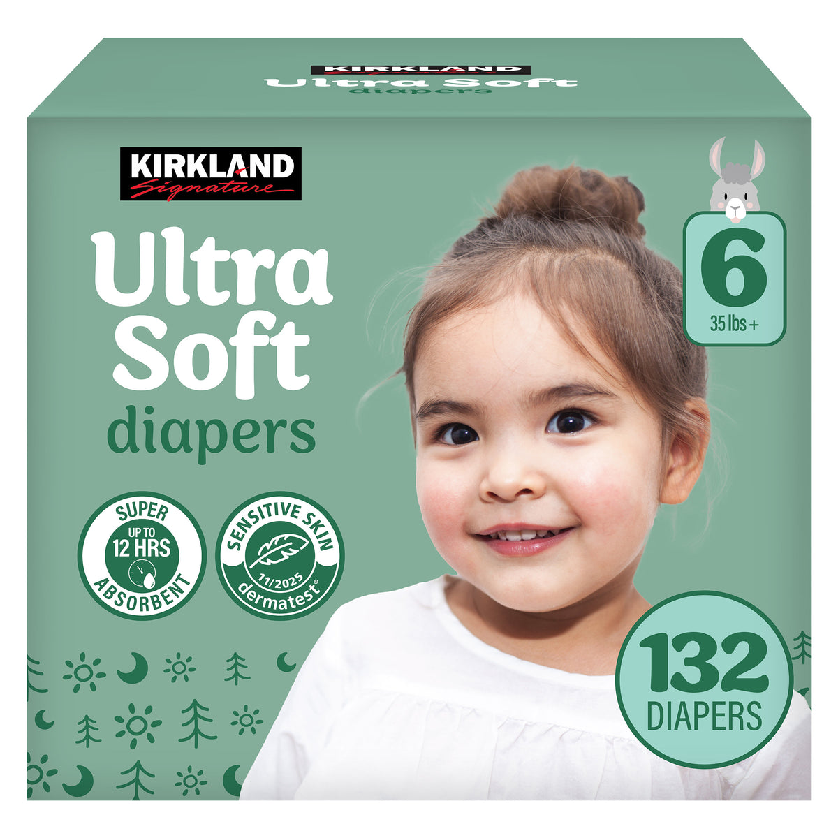 Kirkland Signature Ultra Soft Diapers, Size 6, 132 ct - product image 4