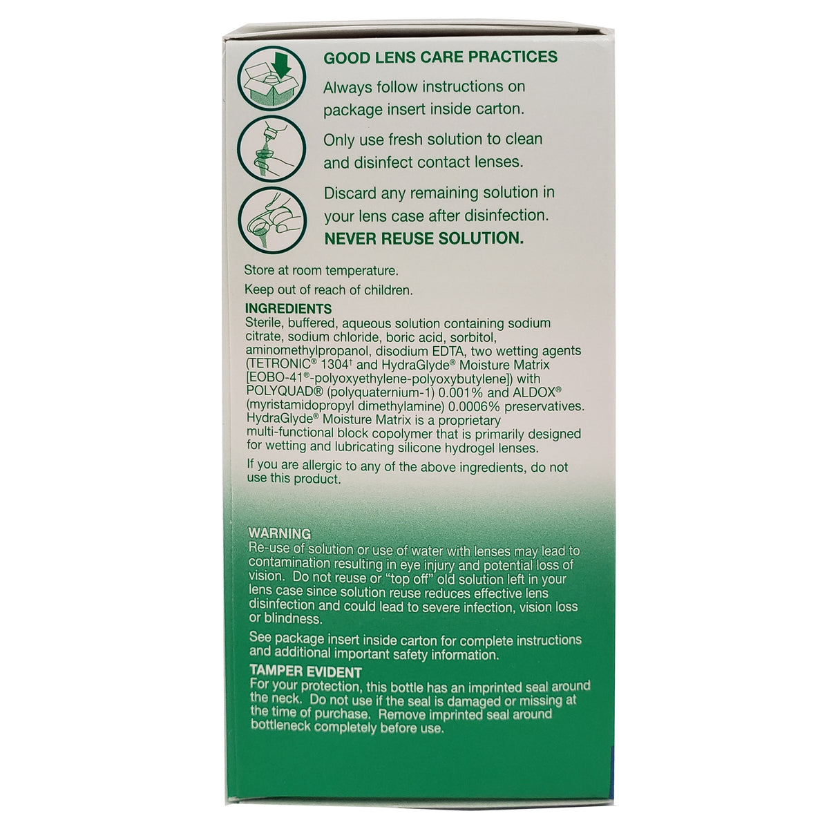 OPTI-FREE Puremoist Multi-Purpose Contact Lens Solution with Lens Case, 2 fl oz, 4 ct - product image 4