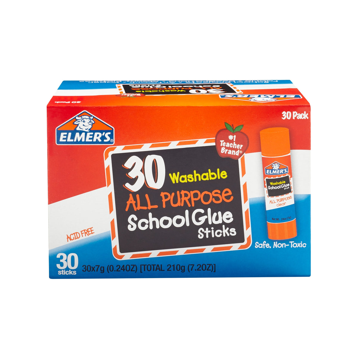 Elmer's All Purpose School Glue Sticks, Washable, 0.24 oz, 30 ct - product image 2