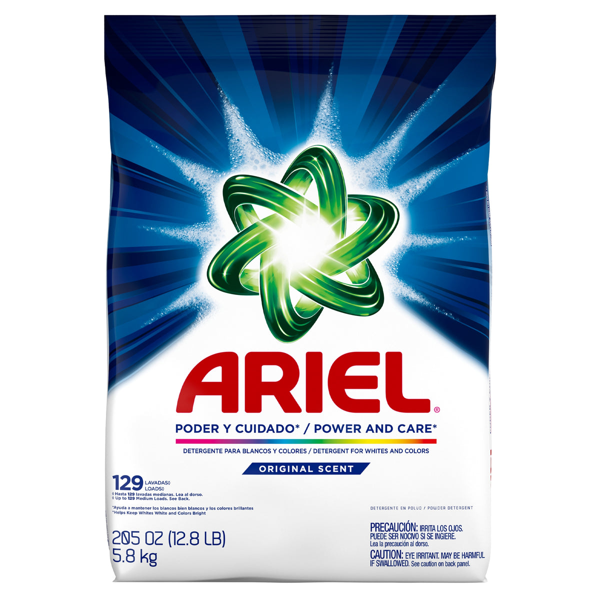 Ariel Powder Laundry Detergent, Original Scent, 129 Loads, 12.8 lbs - product image 2