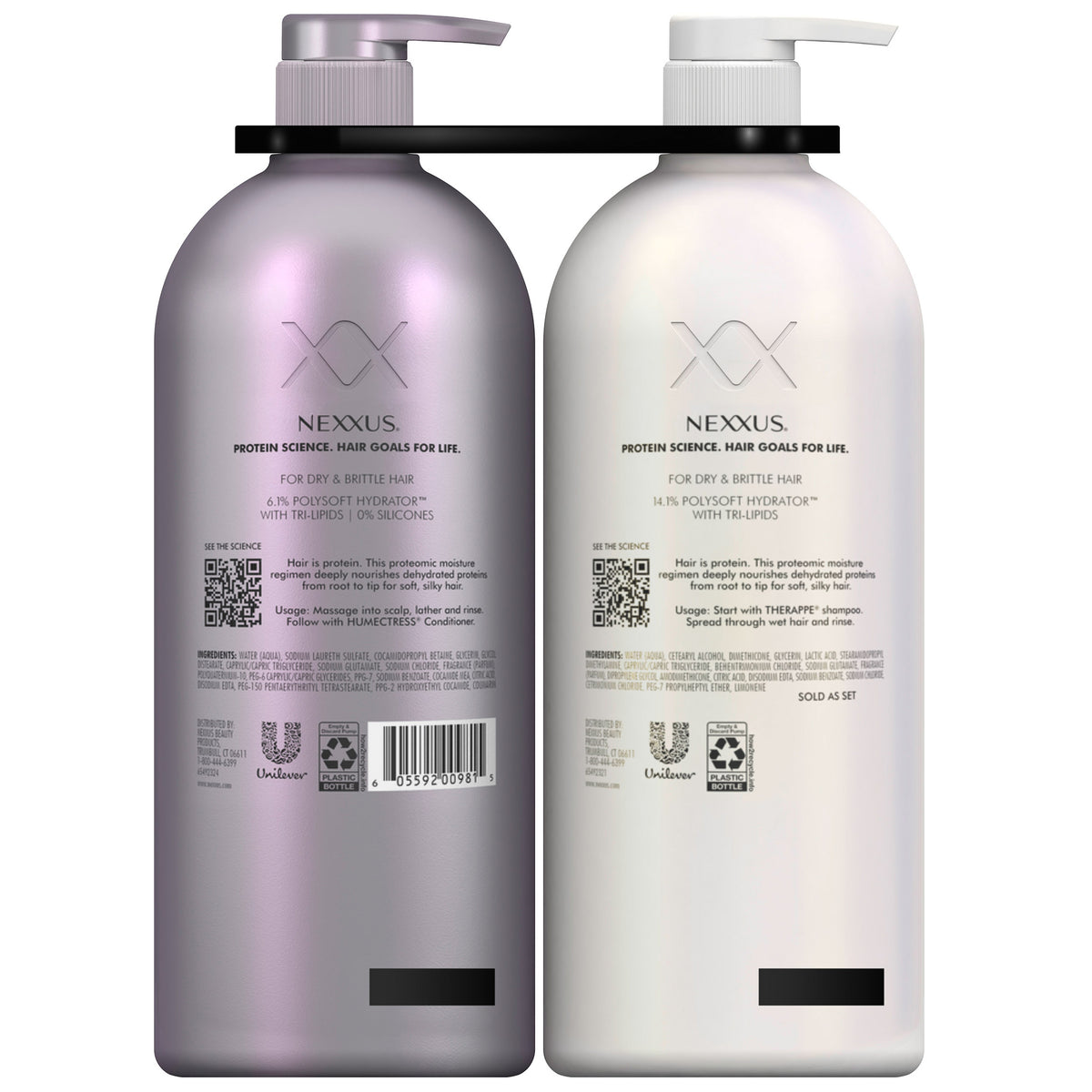 NEXXUS Advanced Hydration Therappe Shampoo and Humectress Conditioner, 32 fl oz, 2 ct - product image 2