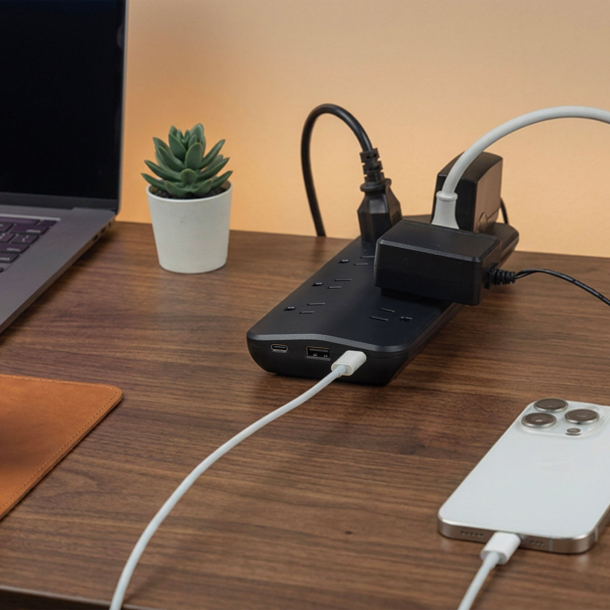 Jasco UltraPro Elite UltraSlim 8-Outlet USB Surge Protector, 4 ft, 2 ct - product image 6