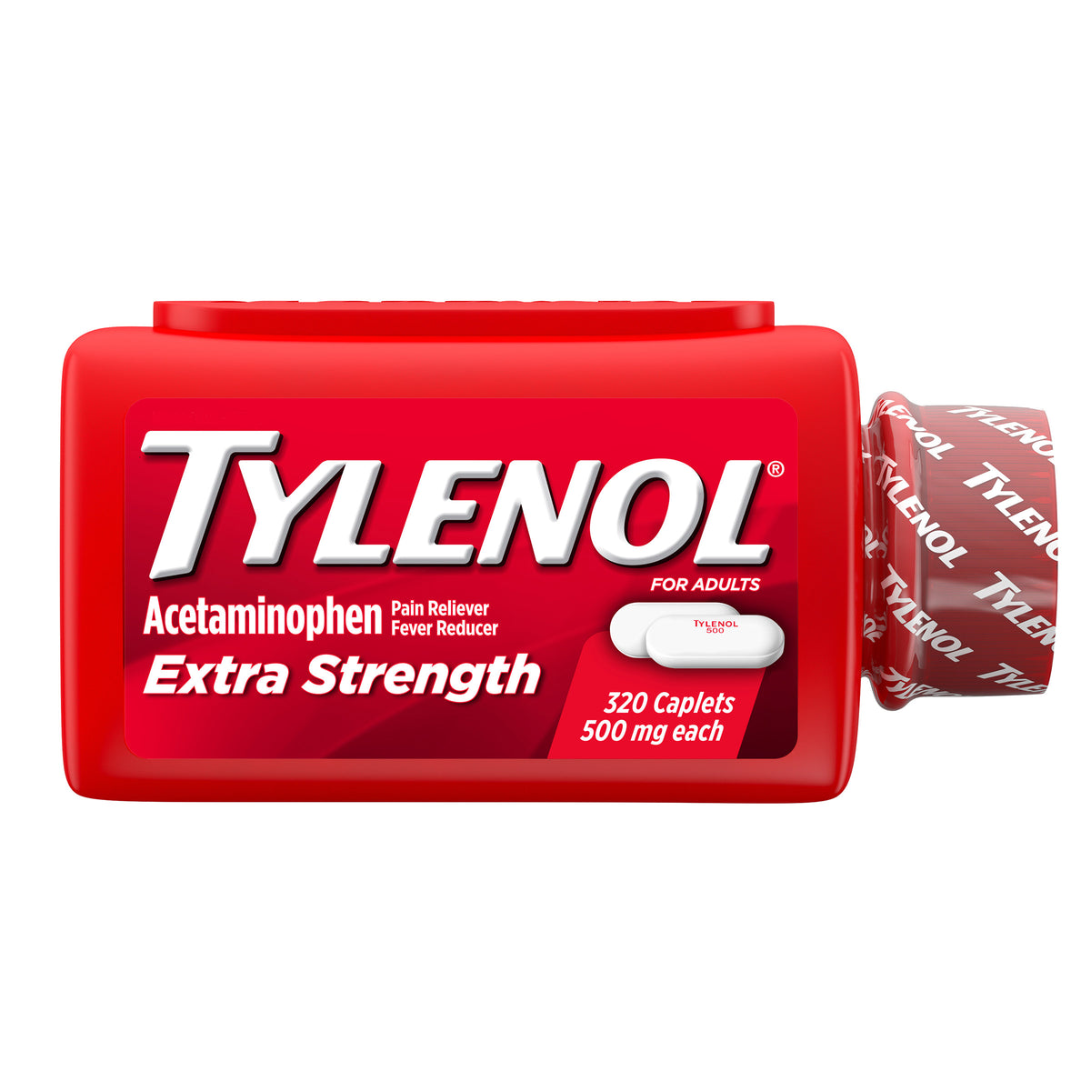 Tylenol Extra Strength Acetaminophen Caplets, 500 mg, 320 ct - product image 3