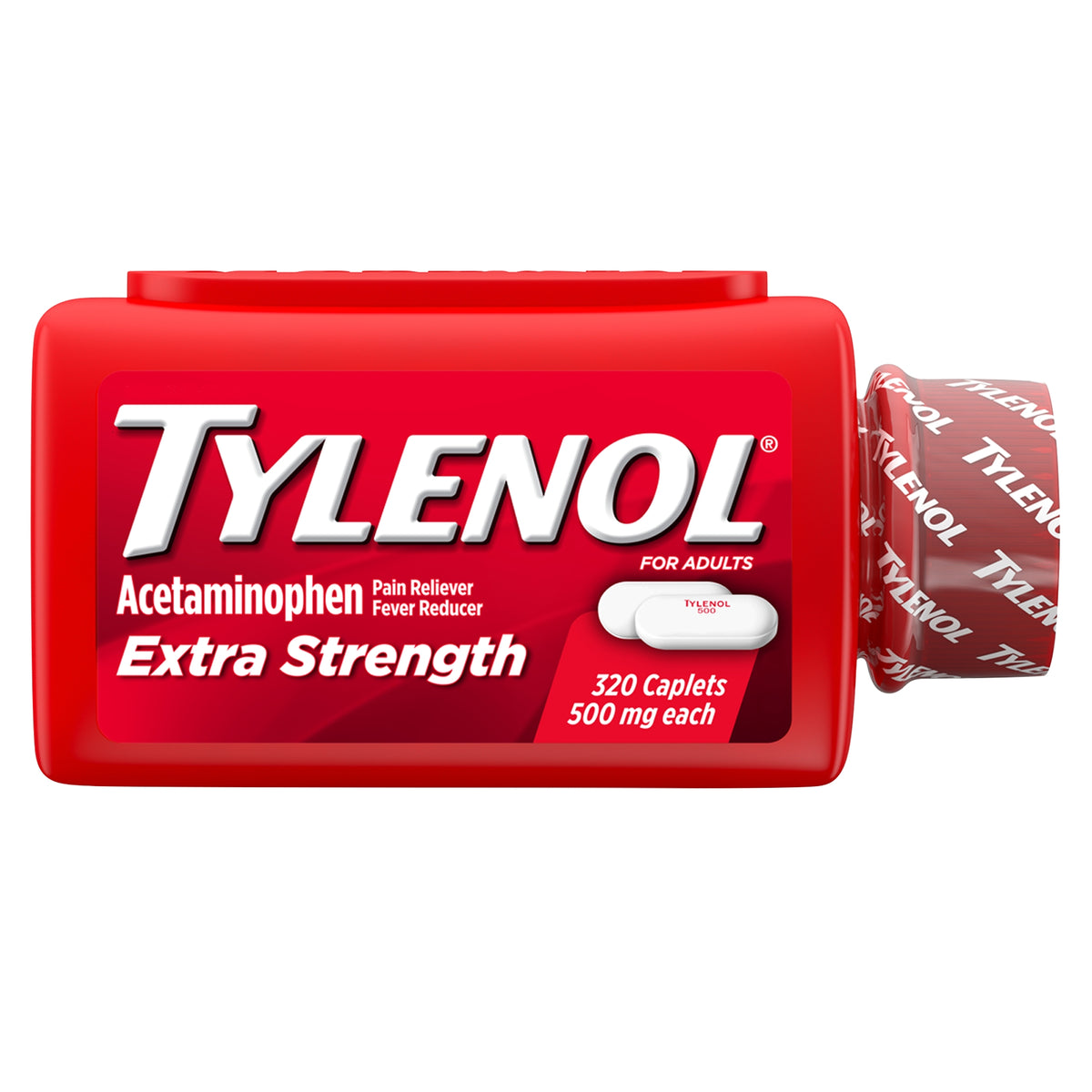 Tylenol Extra Strength Acetaminophen Caplets, 500 mg, 320 ct - product image 1