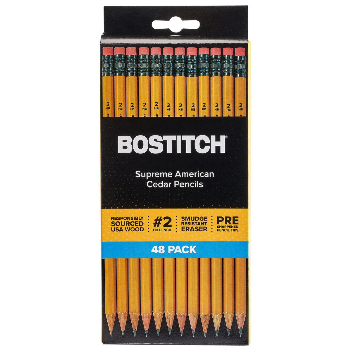 Bostitch Supreme American Cedar #2 Pencils, 48 ct - product image 1