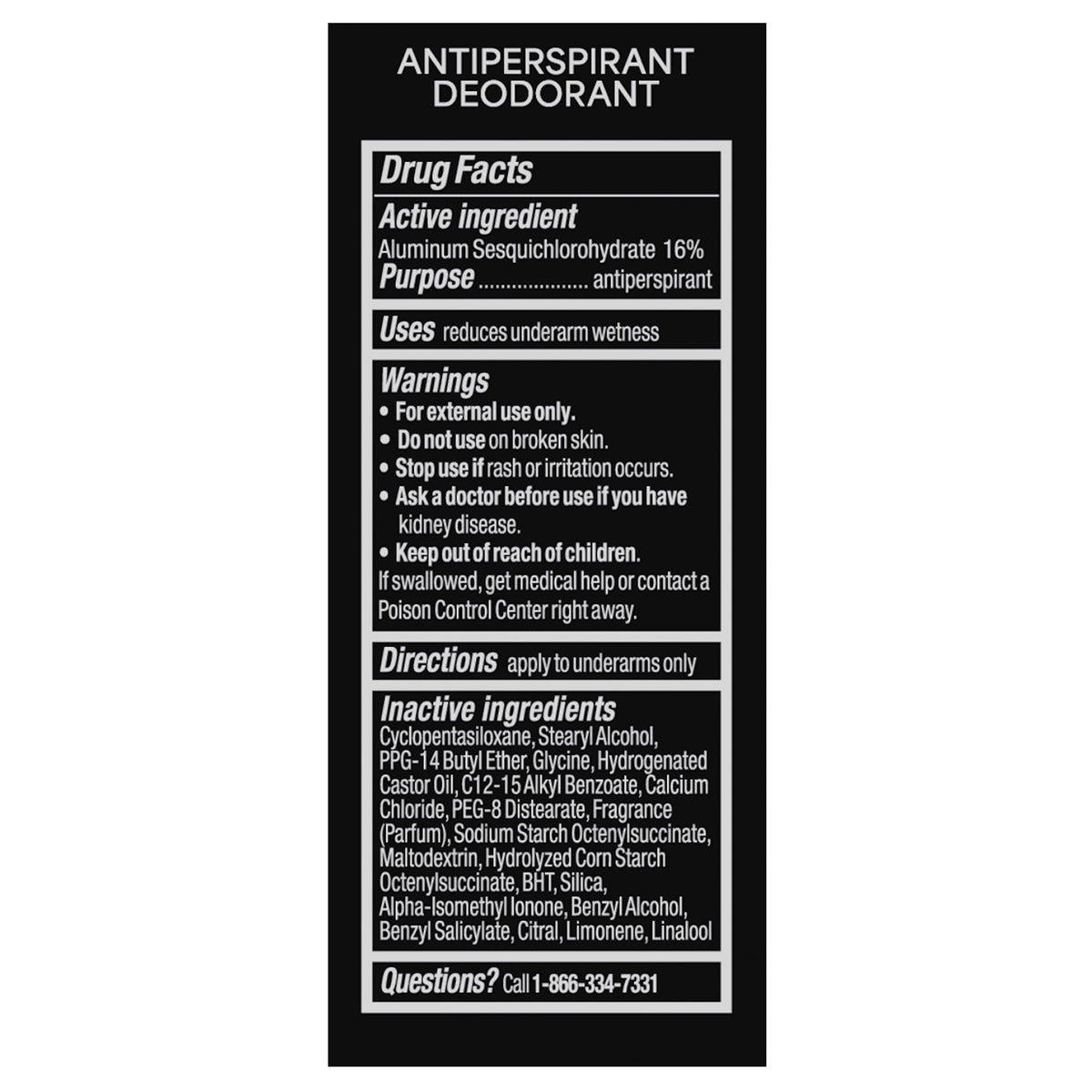 Degree Max Protection+ 5-in-1 Antiperspirant Deodorant, Black and White, 2.6 oz, 6 ct - product image 8