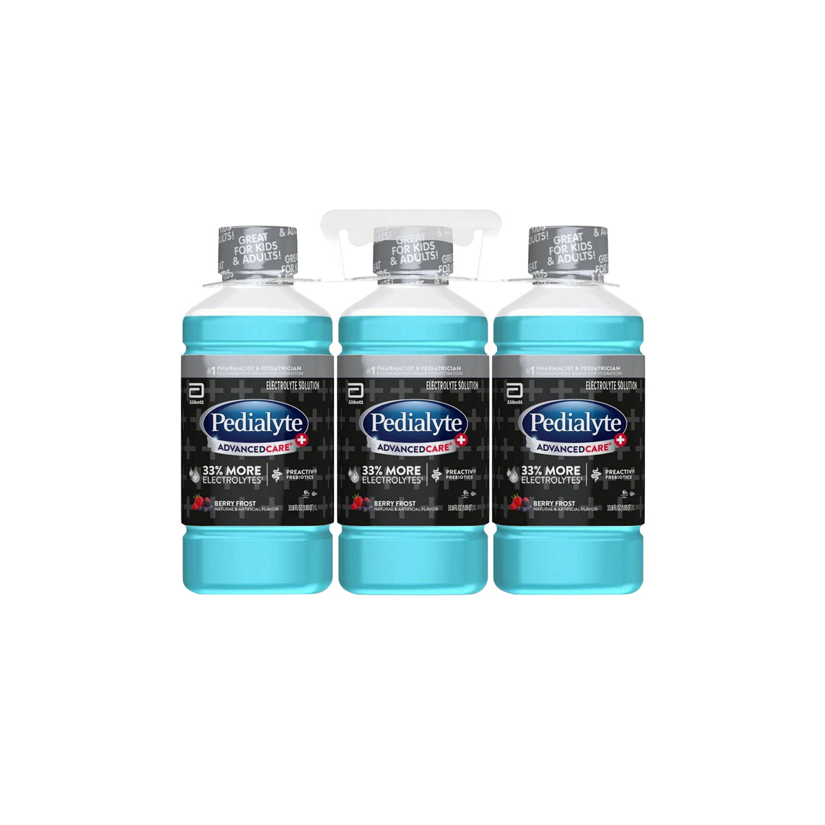 Pedialyte AdvancedCare Plus, Berry Frost, 33.8 fl oz, 3 ct - product image 1