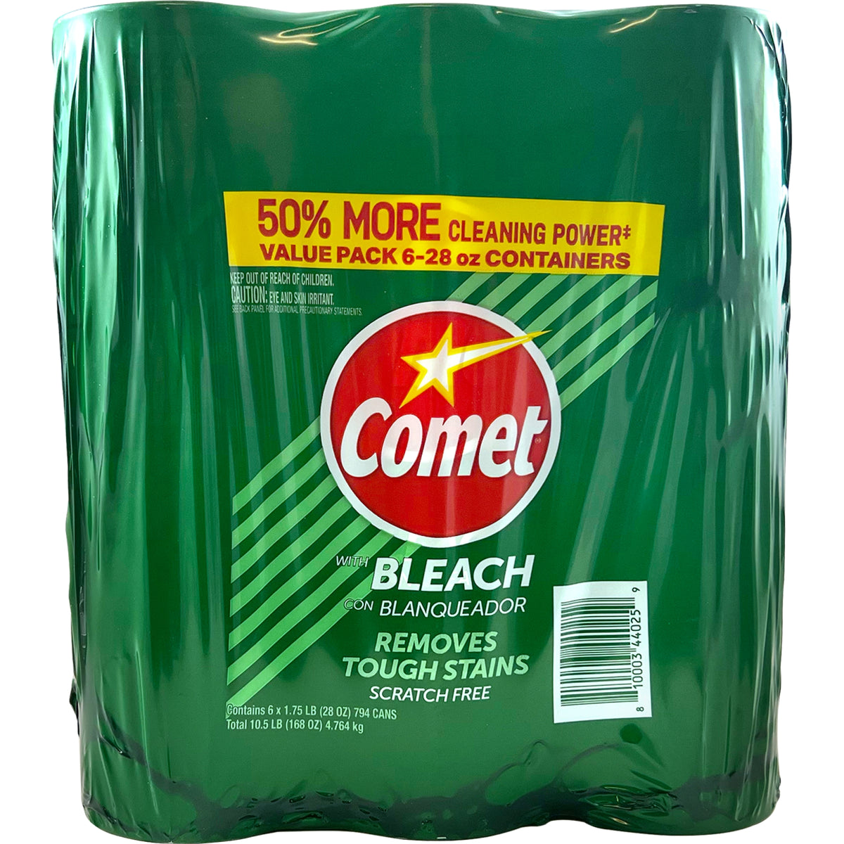 Comet Disinfectant Cleanser with Bleach, 28 oz, 6 ct - product image 1