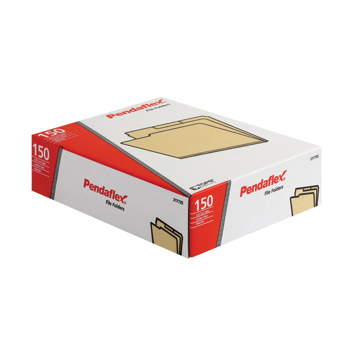 Pendaflex File Folder, 1/3-Cut Tab, Letter, Manila, 150 ct - product image 1