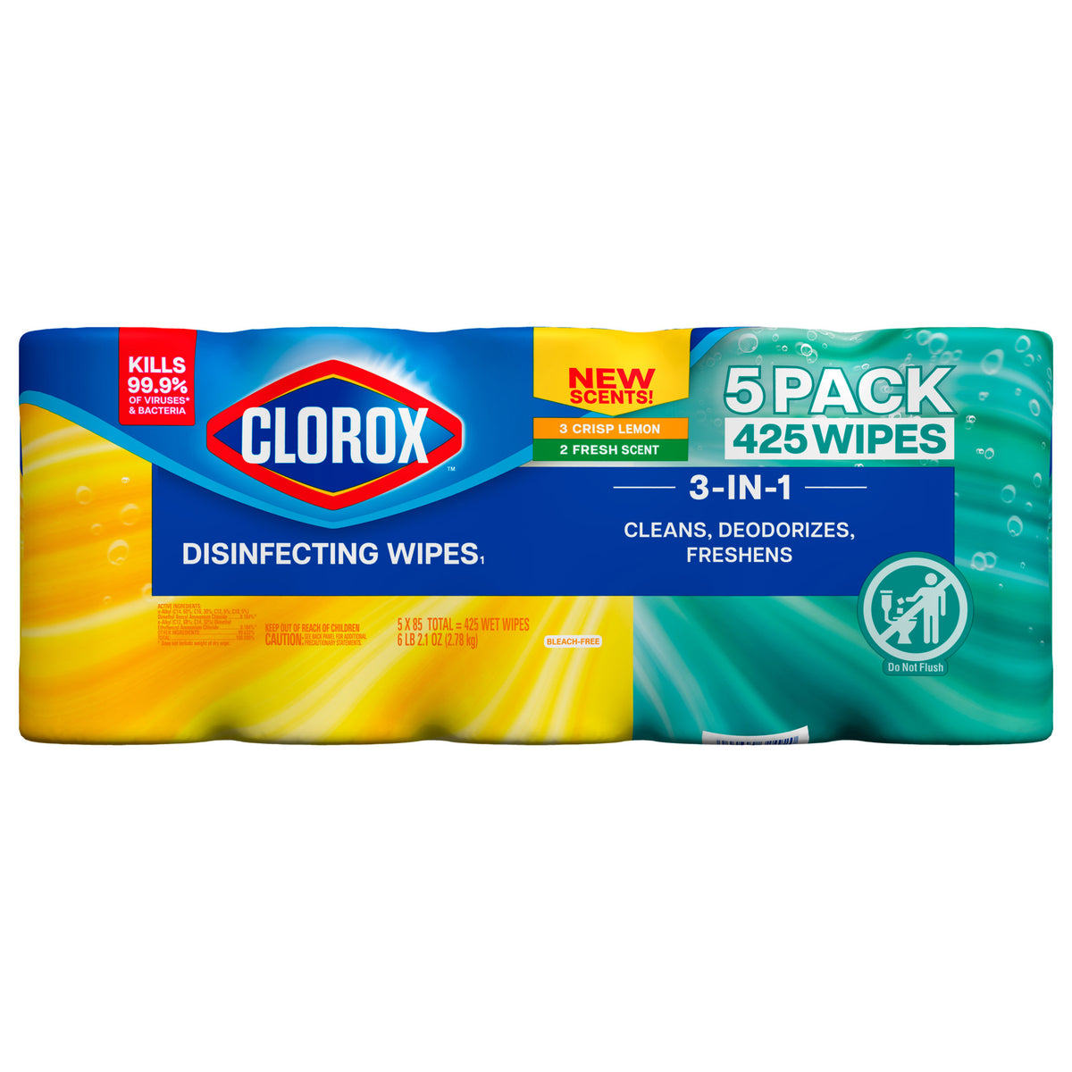 Clorox Disinfecting Wipes, Variety Pack, 425 Wipes - product image 5