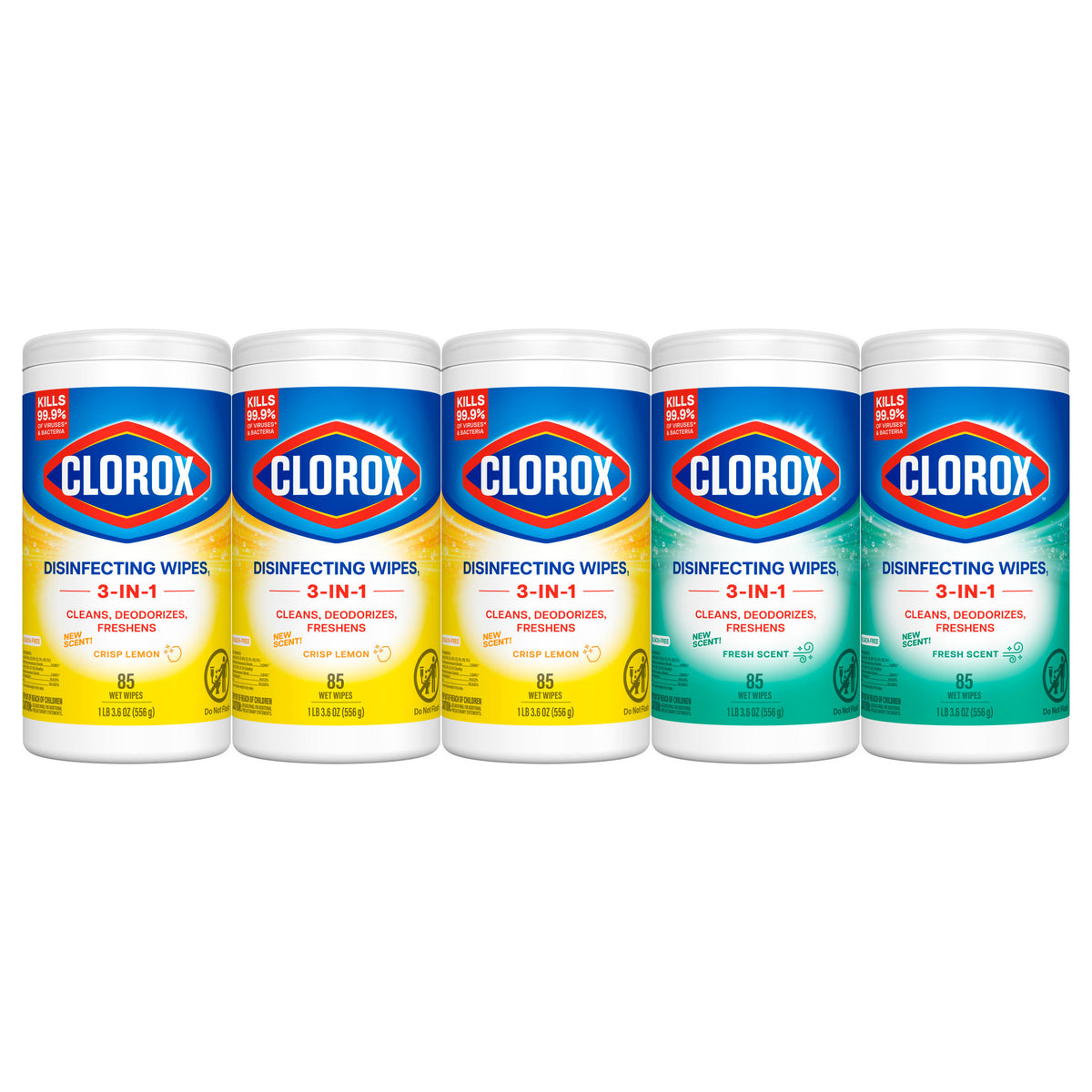 Clorox Disinfecting Wipes, Variety Pack, 425 Wipes - product image 4