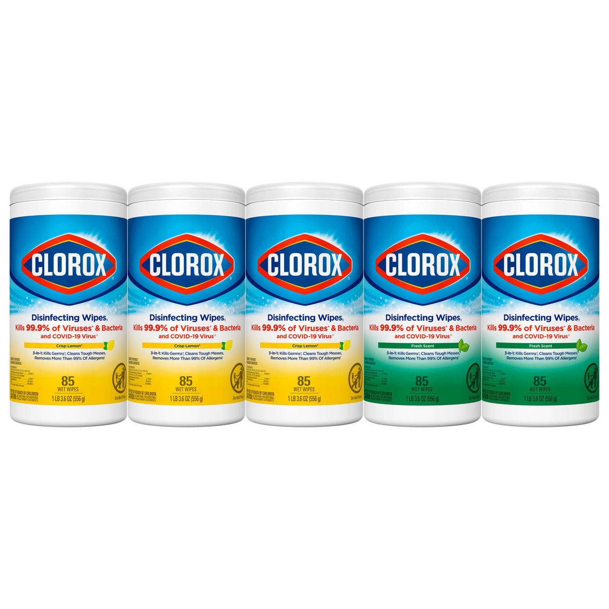 Clorox Disinfecting Wipes, Variety Pack, 425 Wipes - product image 2
