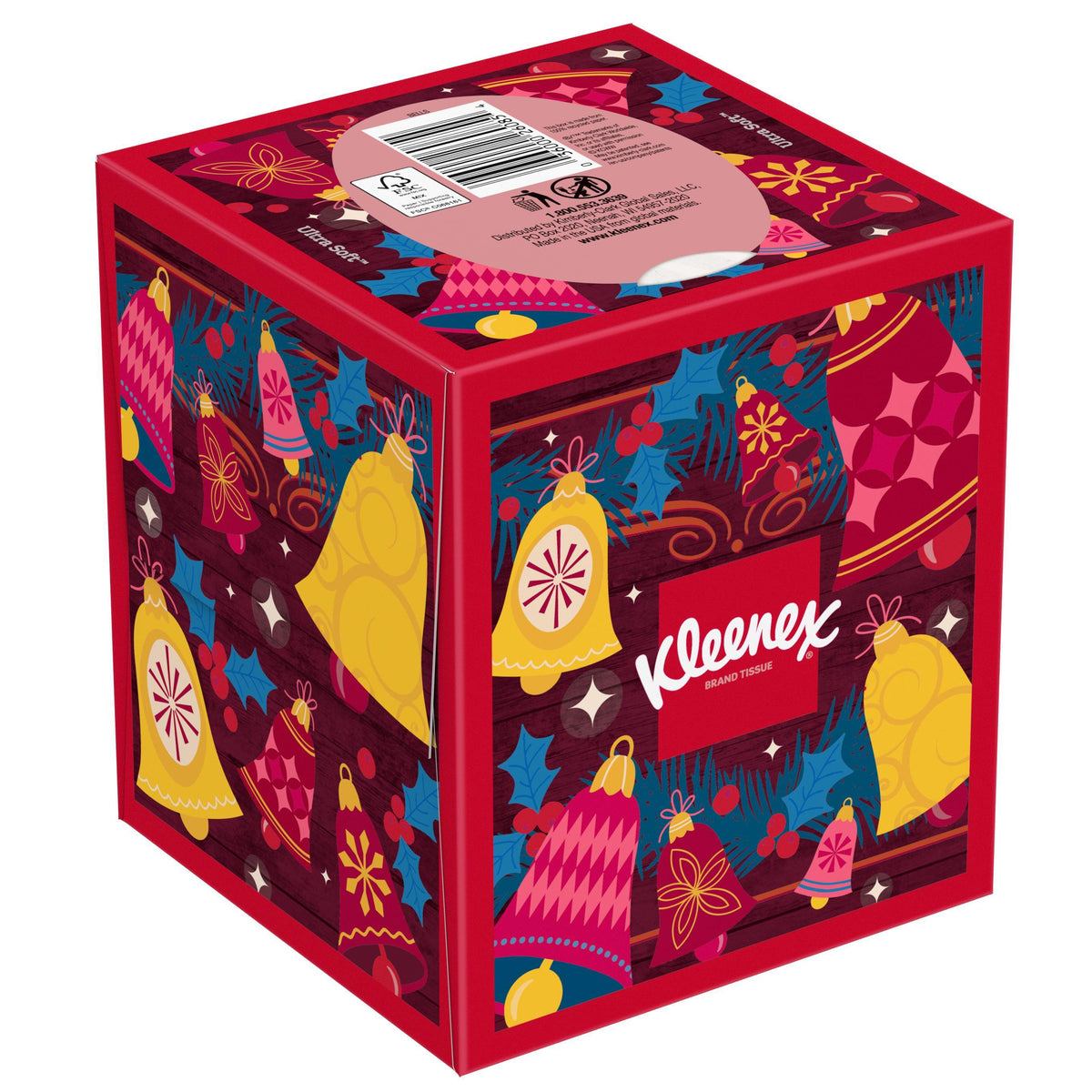 Kleenex Ultra Soft Facial Tissue, 3-Ply, Cube Box, 85 Tissues, 12 ct - product image 1