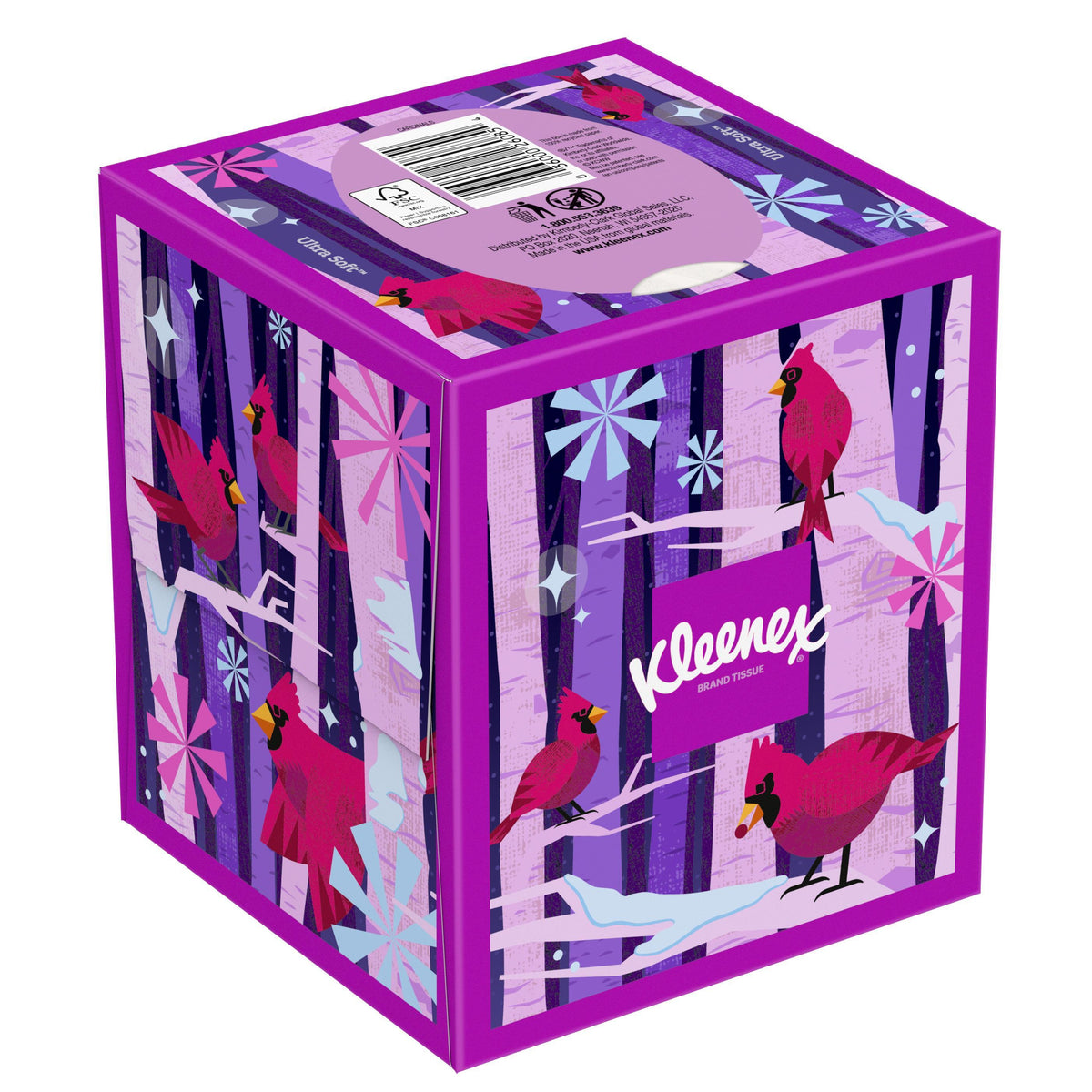 Kleenex Ultra Soft Facial Tissue, 3-Ply, Cube Box, 85 Tissues, 12 ct - product image 2