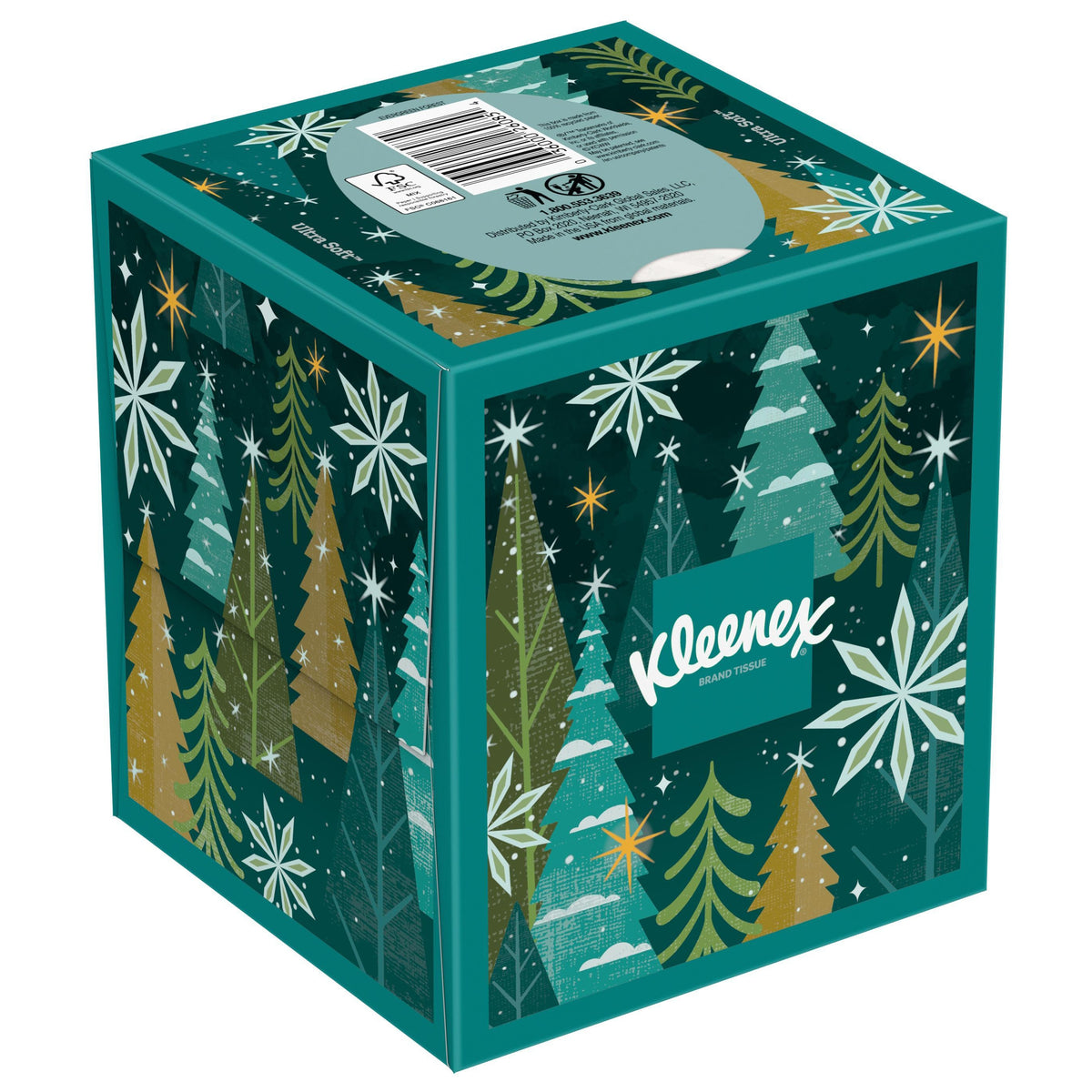 Kleenex Ultra Soft Facial Tissue, 3-Ply, Cube Box, 85 Tissues, 12 ct - product image 3