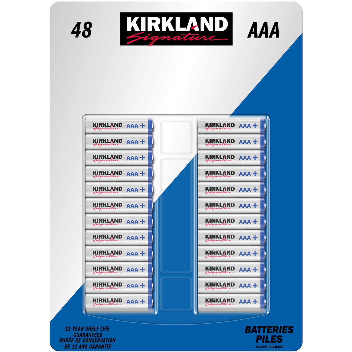 Kirkland Signature Alkaline AAA Batteries, 48 ct - product image 2