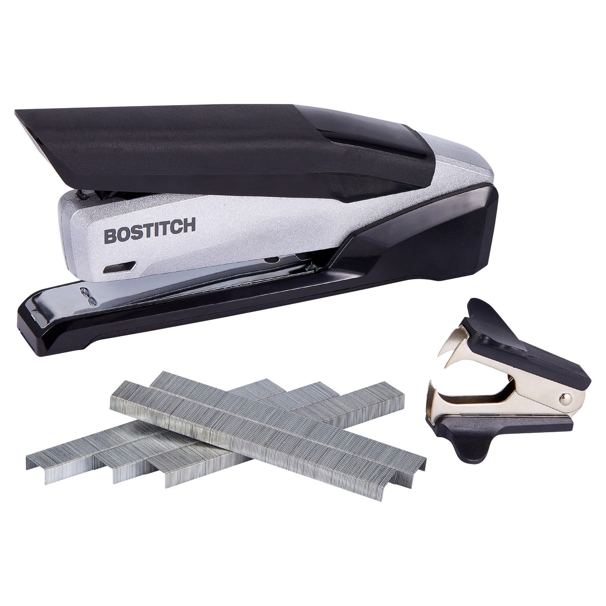 Bostitch Premium Desktop Stapler Value Pack, 28 Sheets, Black/Gray - product image 1