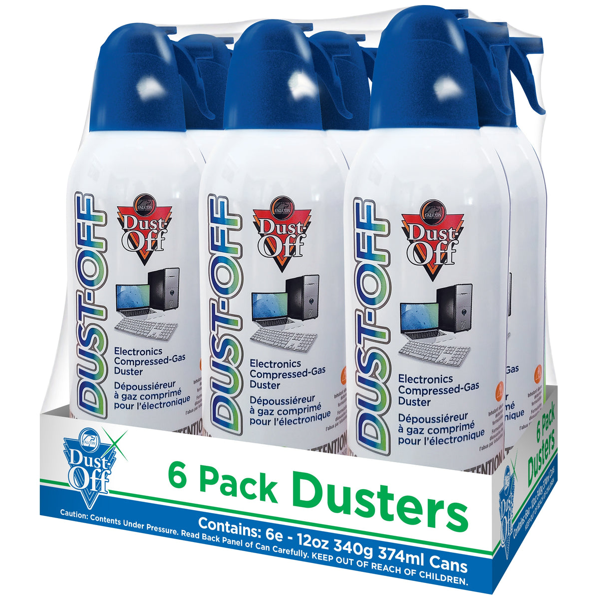 Dust-Off Compressed Gas Duster, 12 oz, 6 ct - product image 2