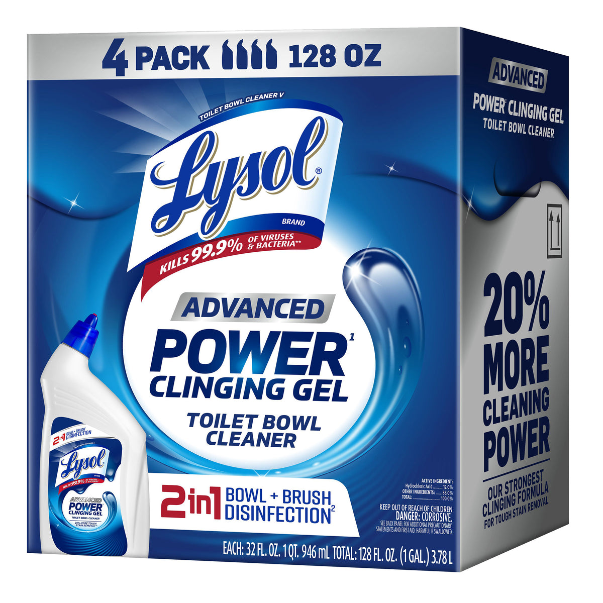 Lysol Advanced Toilet Bowl Cleaner, 32 fl oz, 4 ct - product image 4