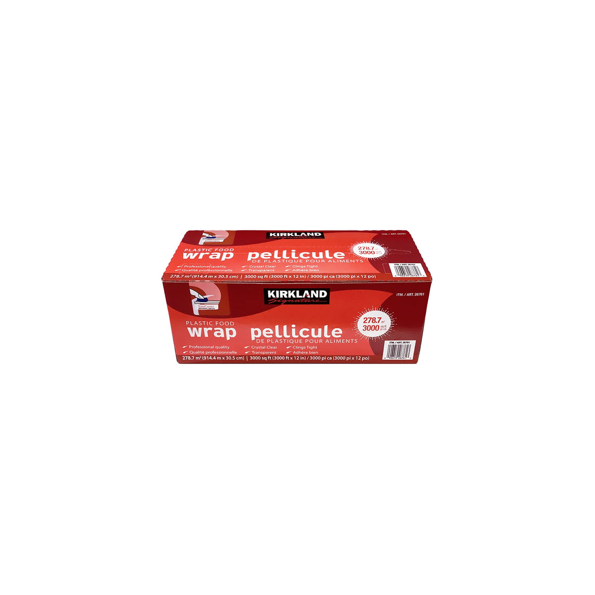 Kirkland Signature Plastic Food Wrap, 12''W x 3000'L - product image 2