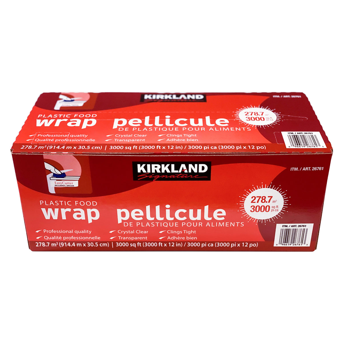 Kirkland Signature Plastic Food Wrap, 12''W x 3000'L - product image 3