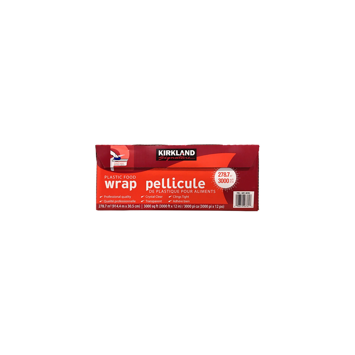 Kirkland Signature Plastic Food Wrap, 12''W x 3000'L - product image 4