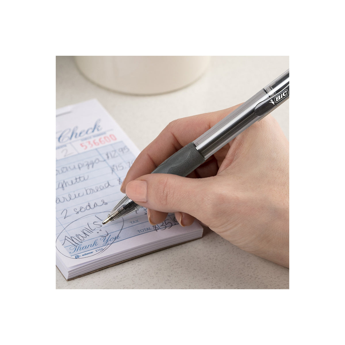 BIC Glide Bold Retractable Ball Point Pen, Bold Point 1.6mm, Black and Blue Ink, 30 ct - product image 4