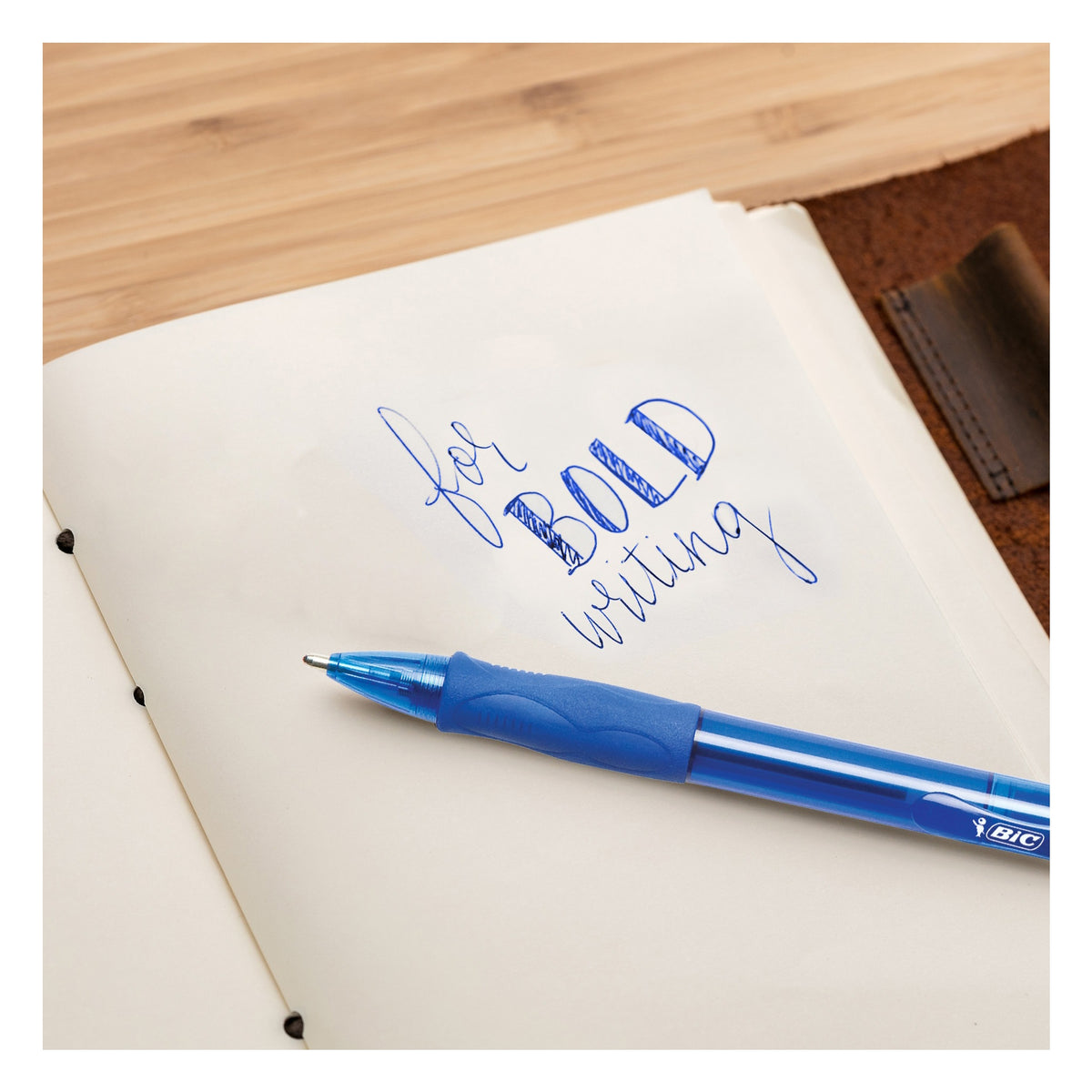 BIC Glide Bold Retractable Ball Point Pen, Bold Point 1.6mm, Black and Blue Ink, 30 ct - product image 5