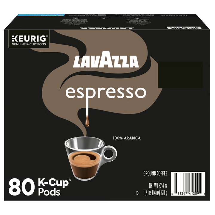 Lavazza Espresso coffee, box of 80 Keurig K-Cup pods