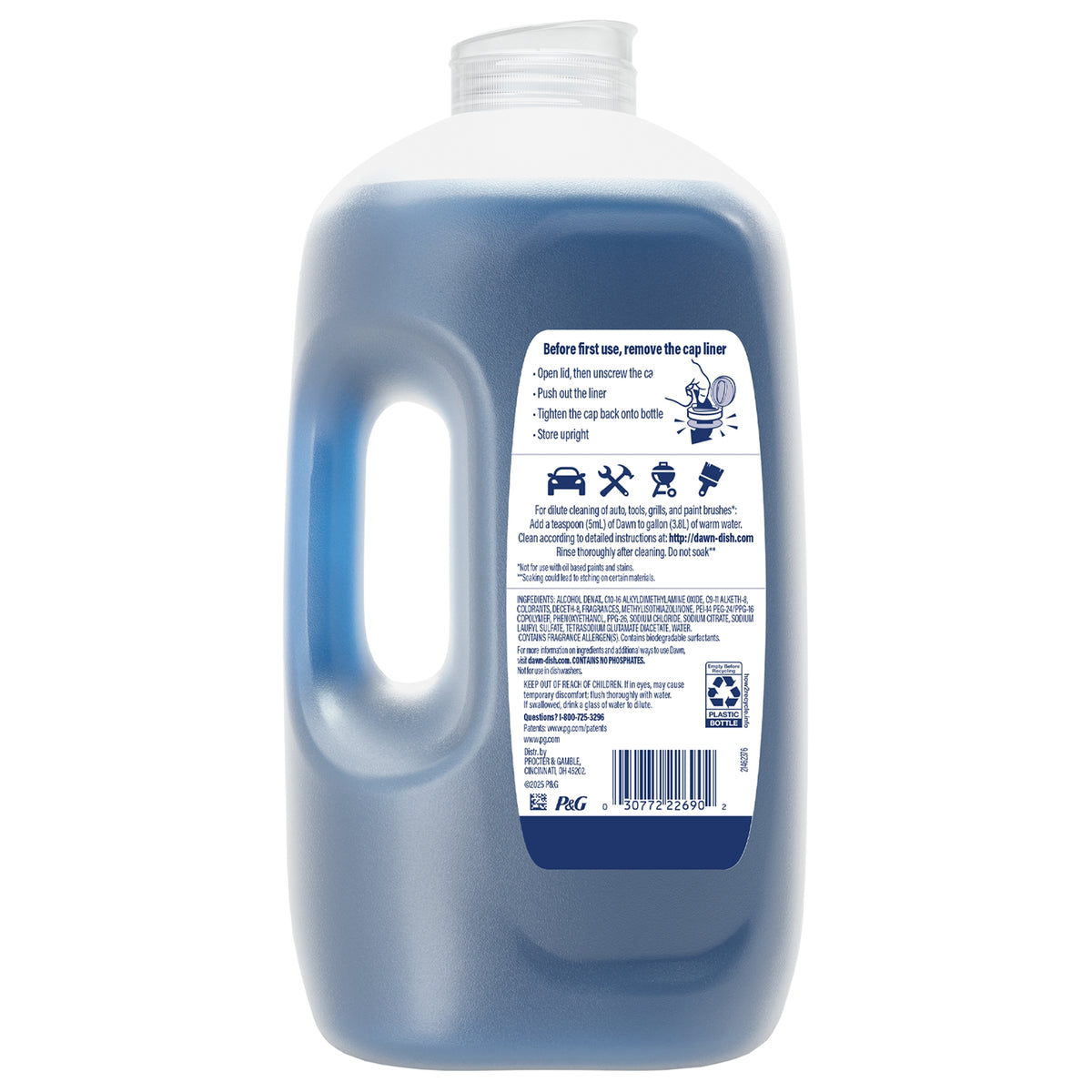 Dawn Platinum Advanced Power Liquid Dish Detergent, Fresh Scent, 90 fl oz - product image 1