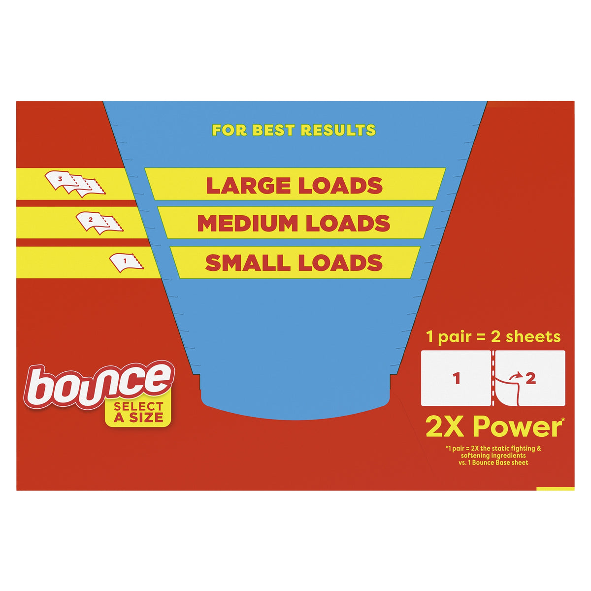 Bounce Fabric Softener Dryer Sheets, Select-a-Size, Outdoor Fresh Scent, 400 ct - product image 2